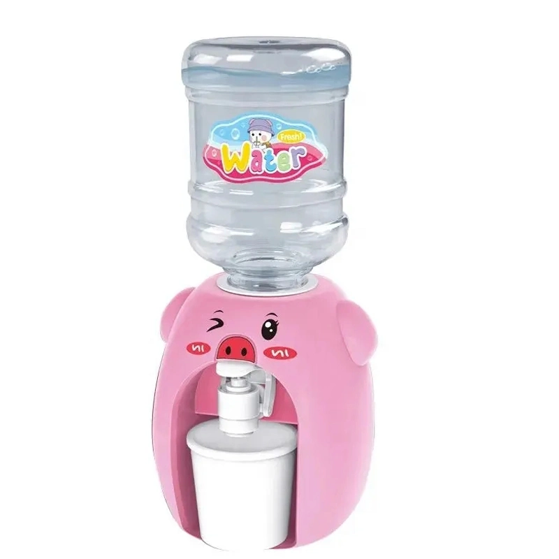 Wholesale Children Toys Kids Educational Interesting Role Playset Pretend Simulated Carton Pig Shape Colorful Water Dispenser for Kids